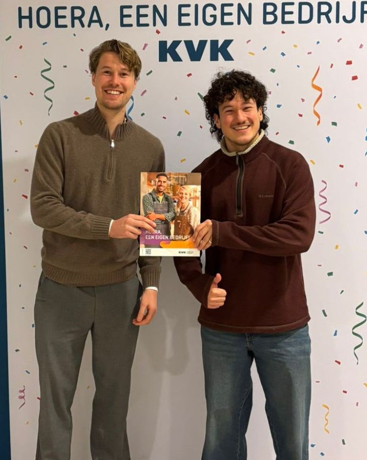 Rory and Douwe, founders of SAMBA Hard Maté