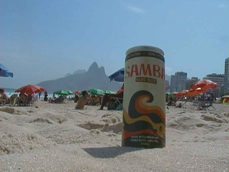 SAMBA Hard Maté on Ipanema beach, Rio de Janeiro